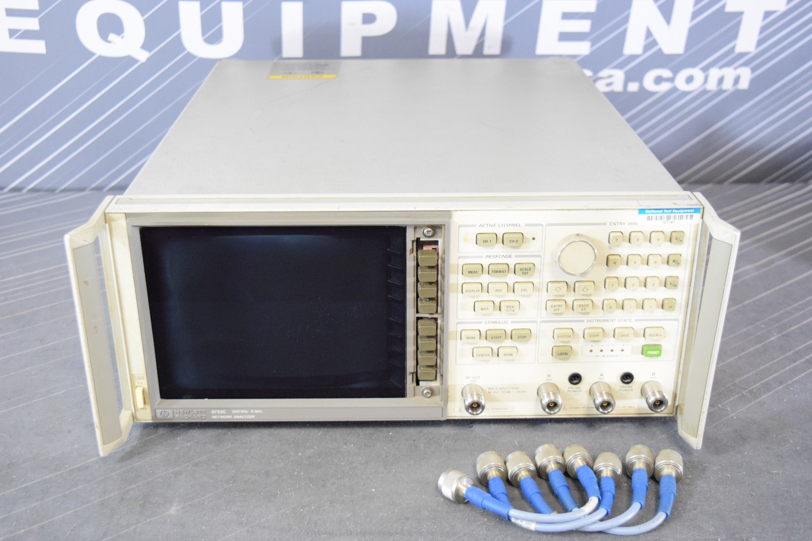 HP 8753C RF Vector Network Analyzer 300KHz - 3GHz