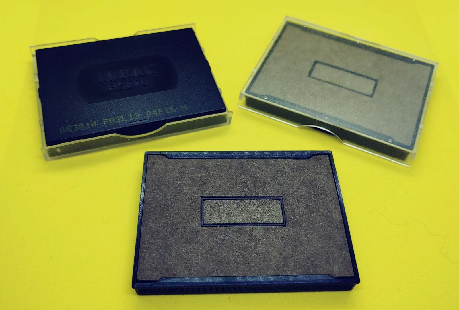 Ideal 5860D Replacement Ink Pad 2 Color Uninked Pad