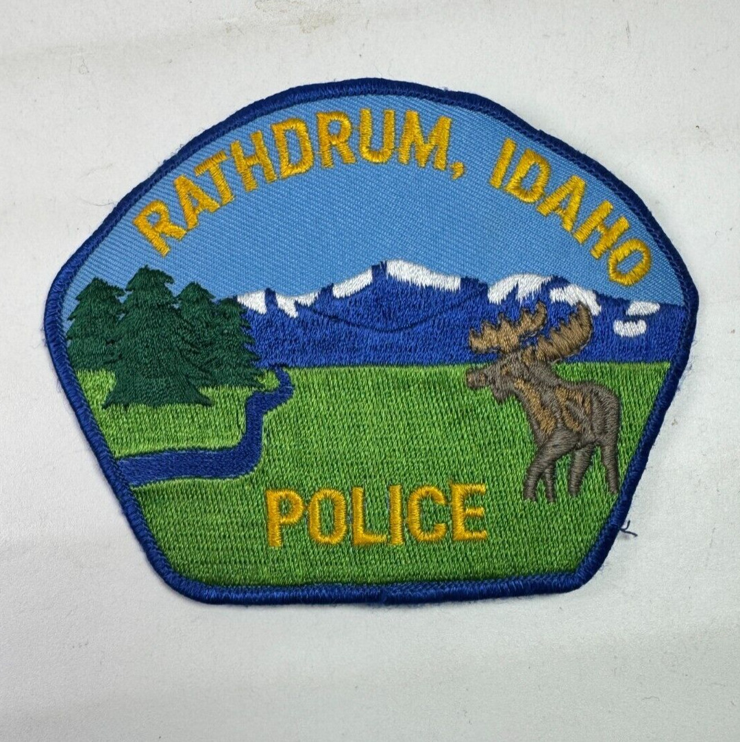 Rathdrum Police Idaho ID Moose Patch R6