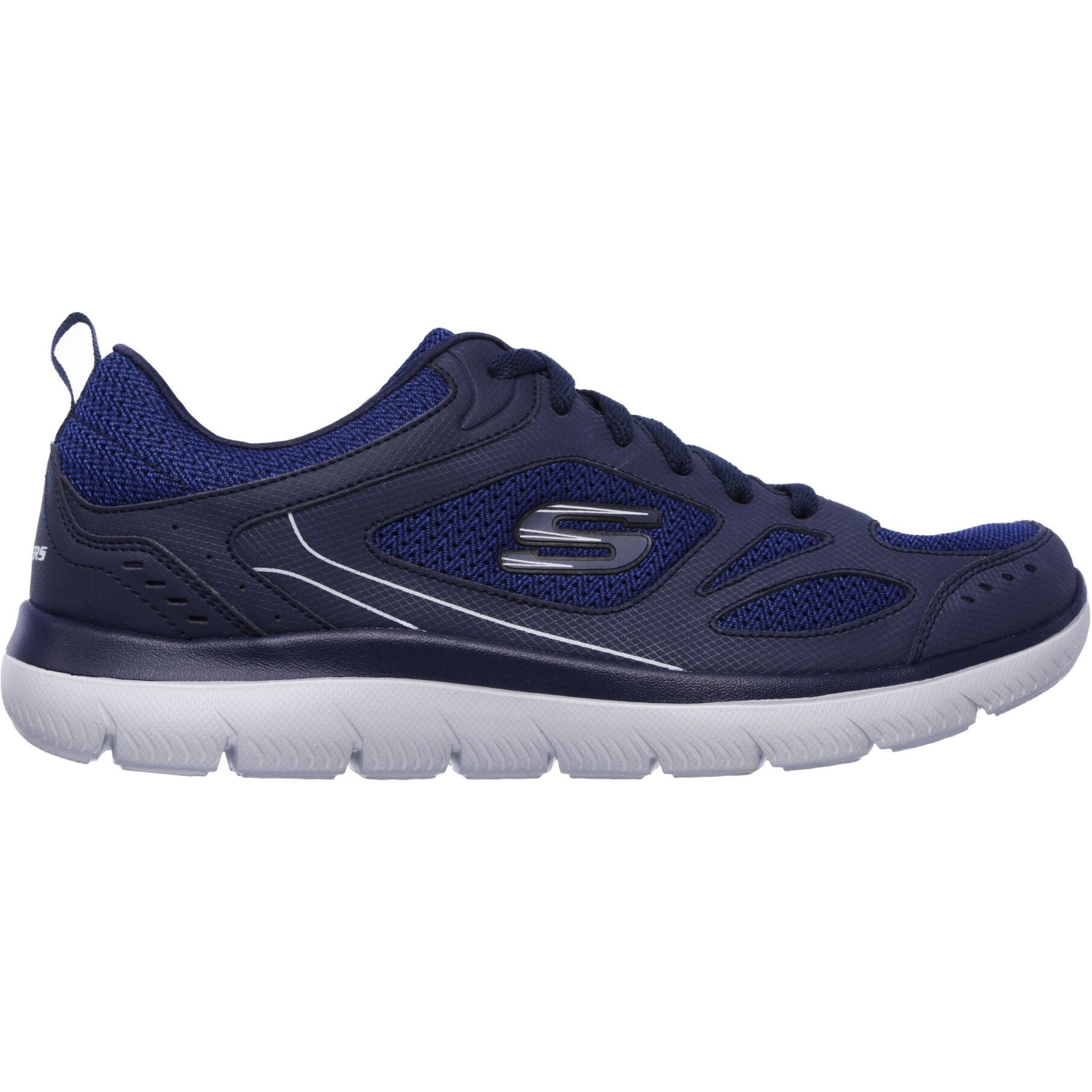 Skechers Summits South Rim Mens Training Shoes Navy Gym Workout Fitness Trainers
