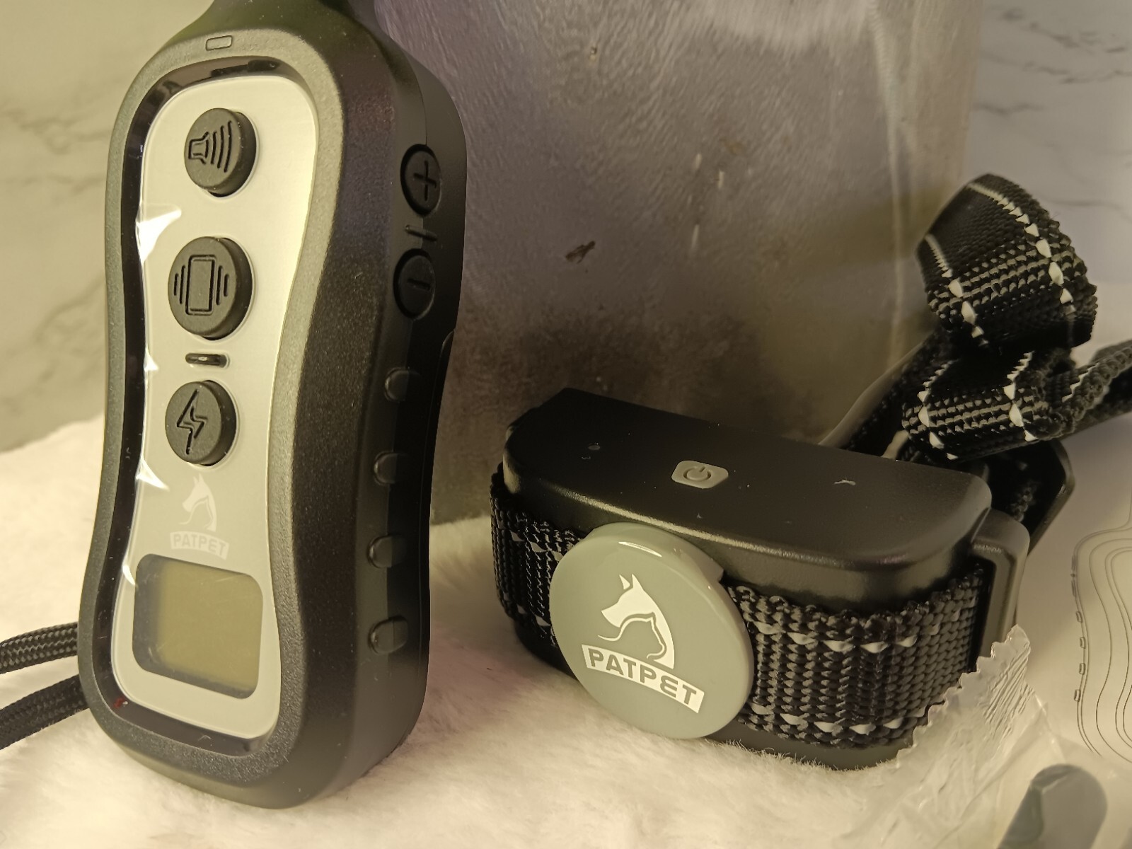 Patpet P301 1000ft Remote Dog Bark Control & Training Shock Collar