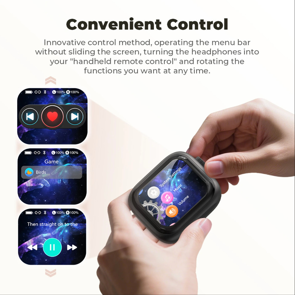 Apple iPhone Android Compatible AI Translator Earbuds HTC NE40 OWS Headphones