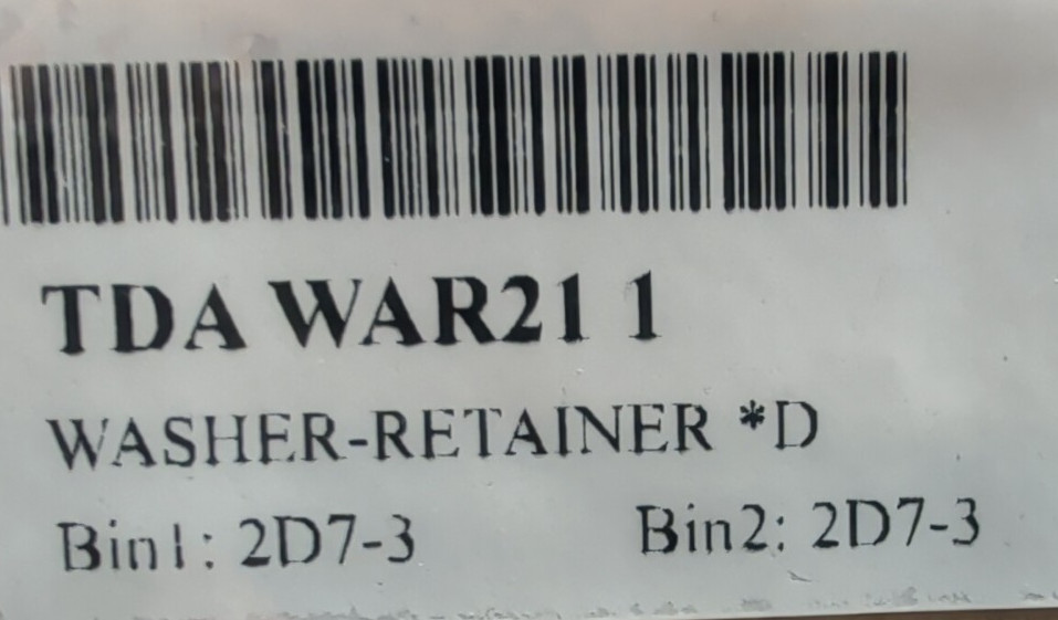 TDA WAR21 1 MERITOR WASHER RETAINER