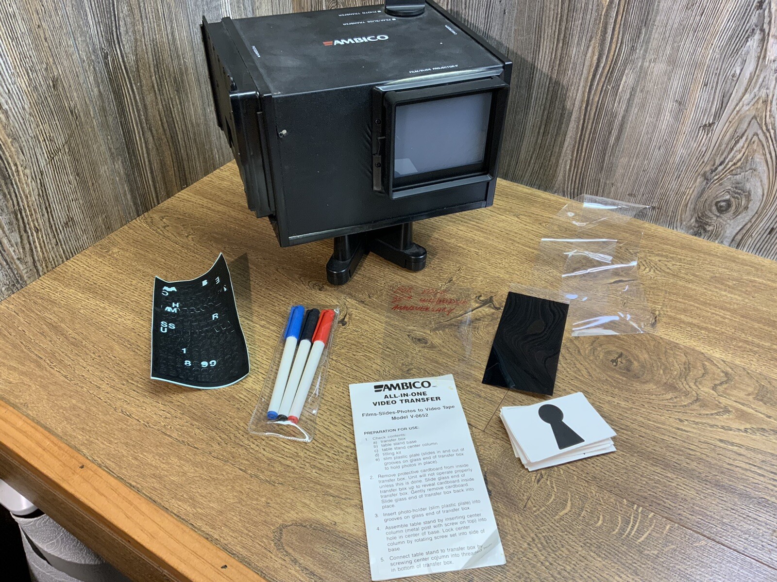 AMBICO Video Transfer Photos Films Slides to Video Parts Or Repair  V-0652 H5