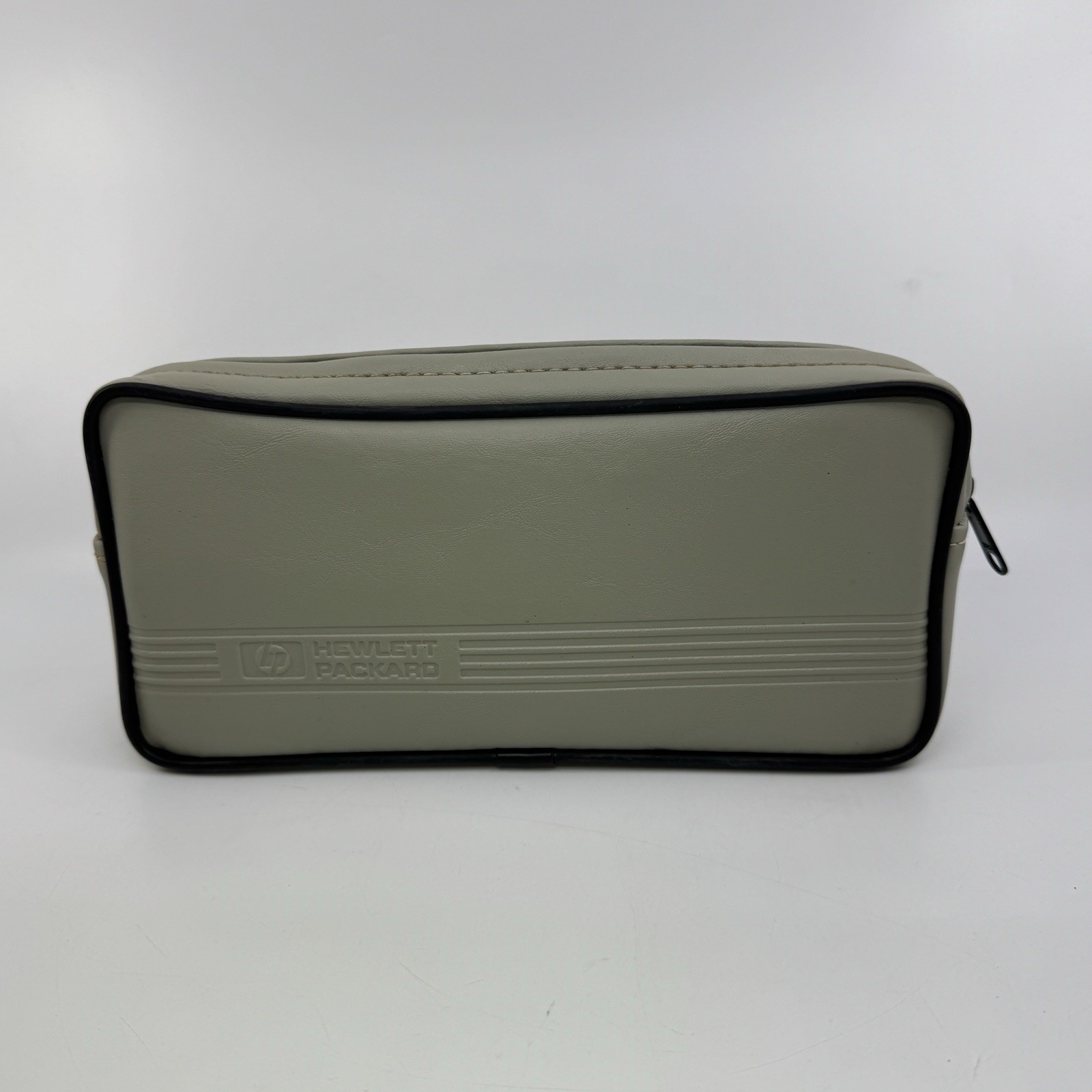 Vintage Hewlett-Packard HP Zippered Soft Vinyl 10.5”x5”x2” Gary Black CASE ONLY