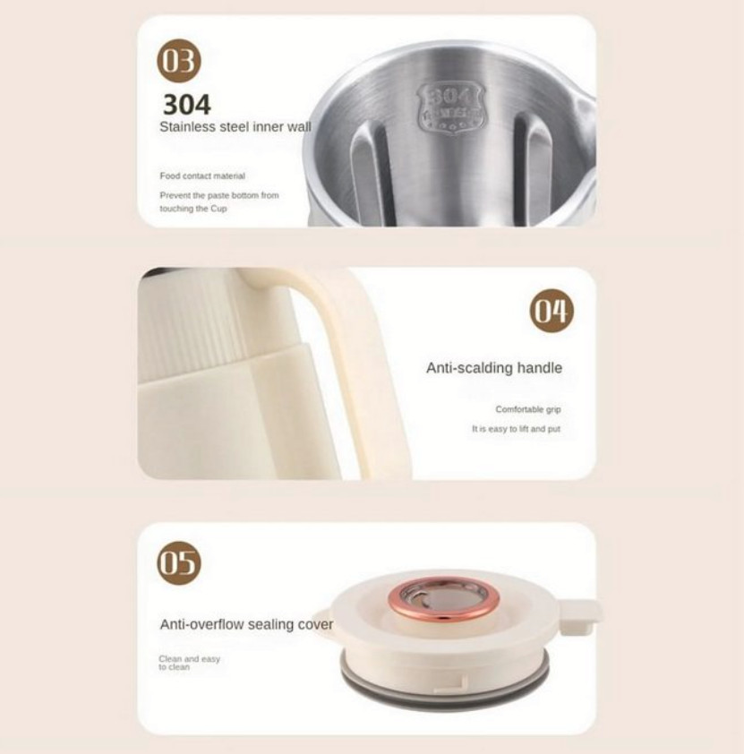 Soy Milk Wall Breaking Machine Maker Juicer Blender Mixer