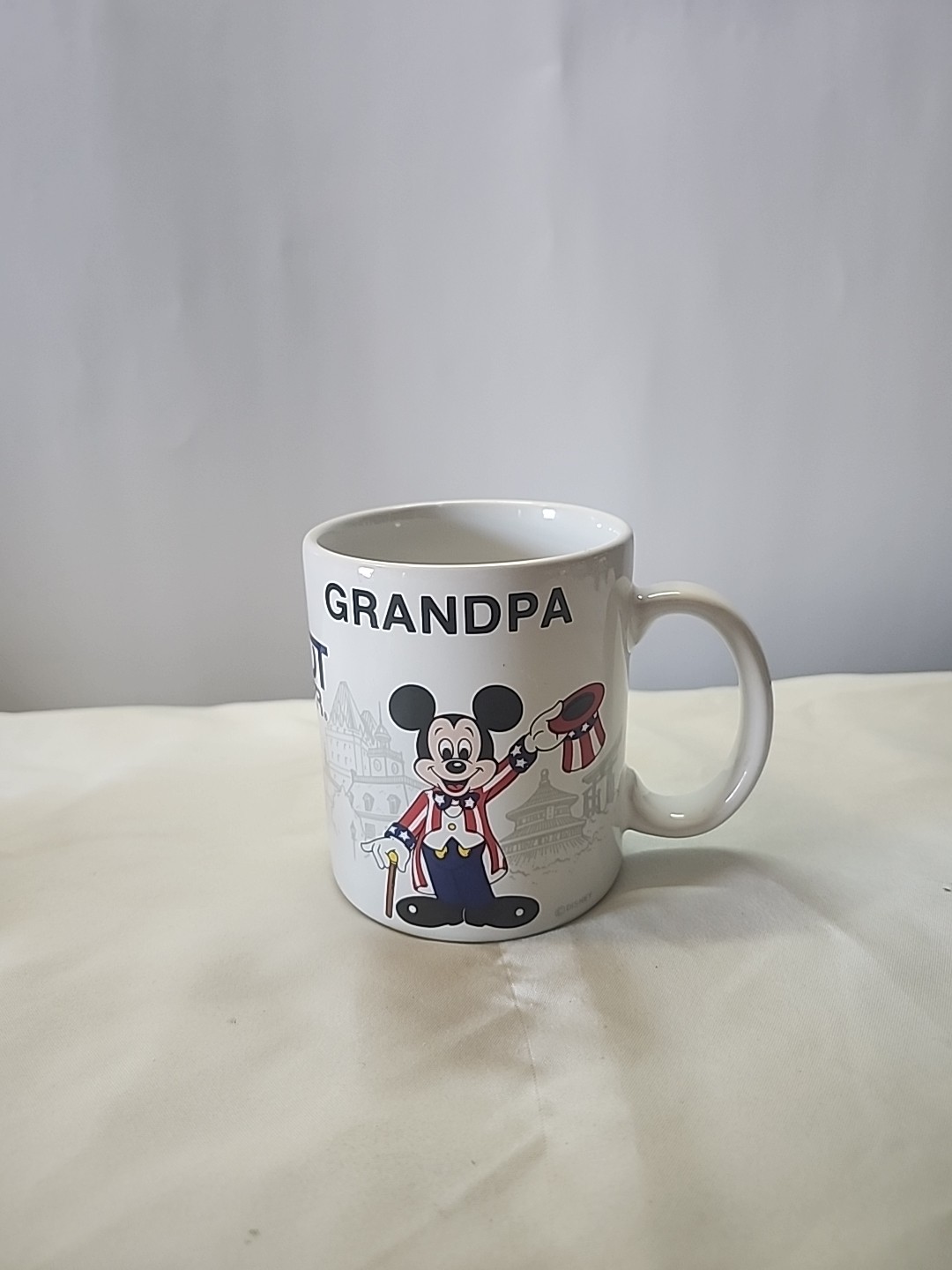 Epcot Center Grandpa Mickey Mug