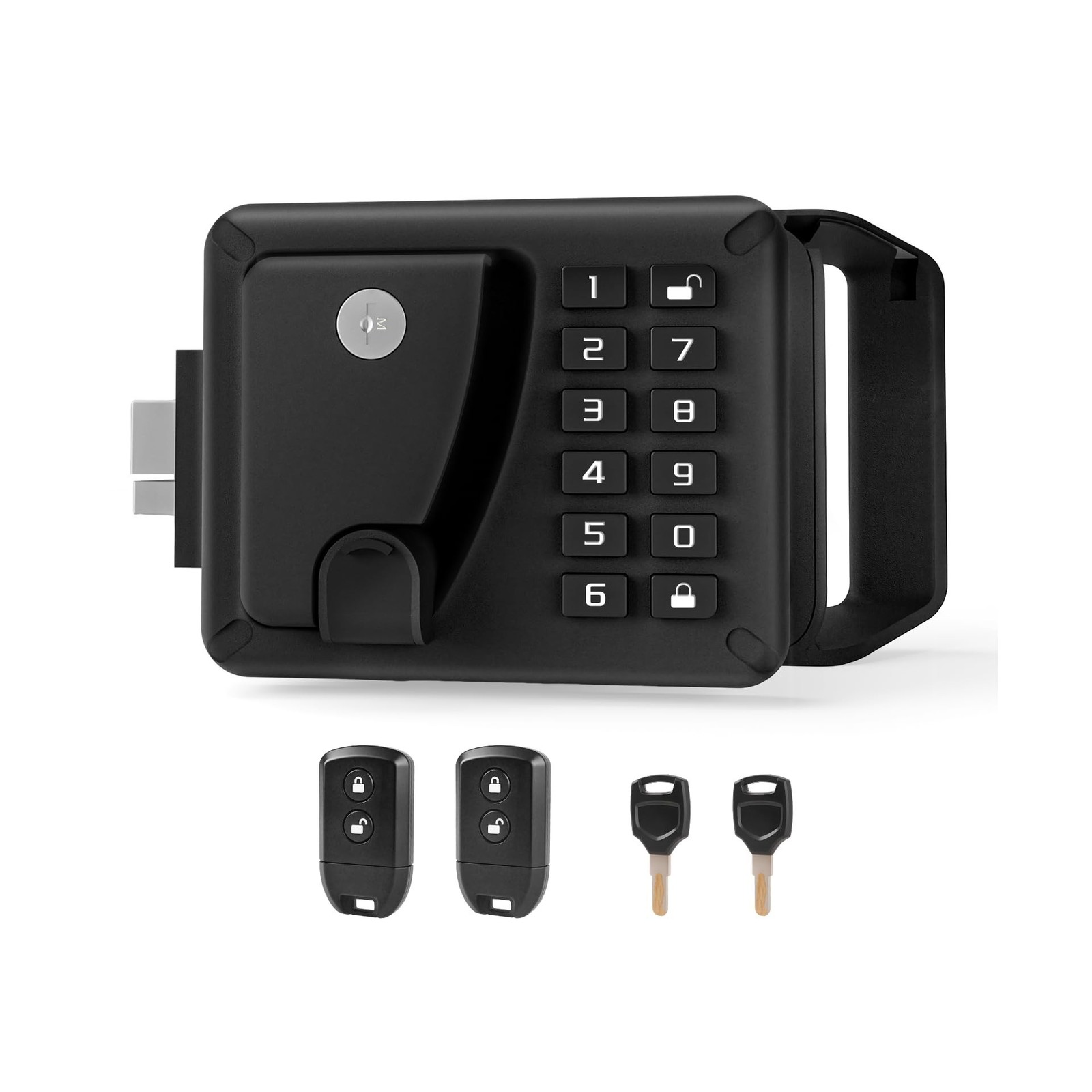 RV Door Lock Keyless Entry with Backlit Keypad & Remote Control | Upgraded Al...