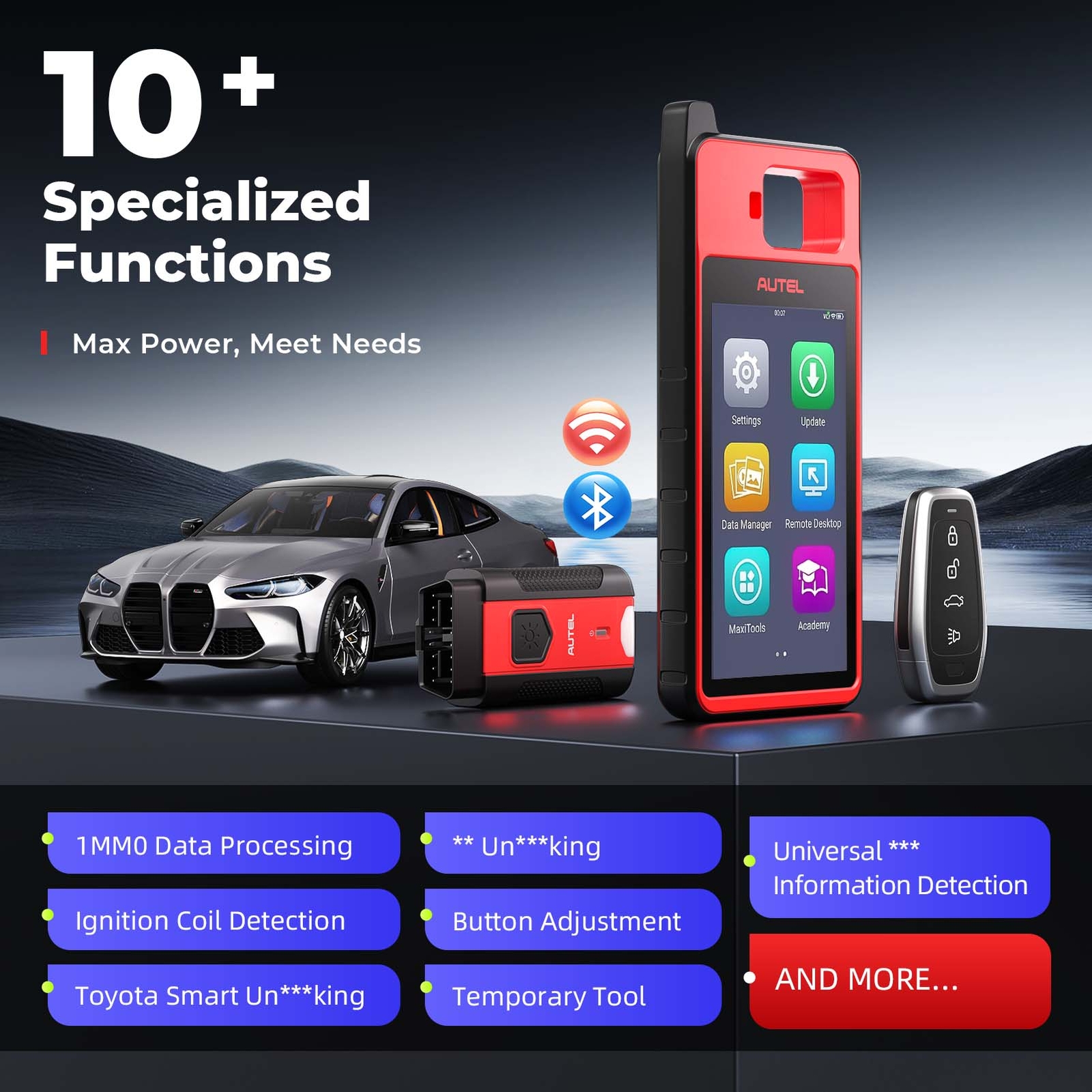 2026 Autel MaxiIM KM100 KM100X Key Fob Programming Tool Programmer Immobilizer