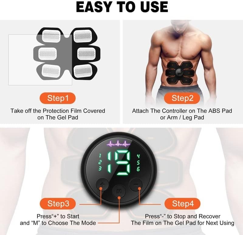 Versatile USB Rechargeable Ab Machine – Perfect for Arms, Legs & Core Training