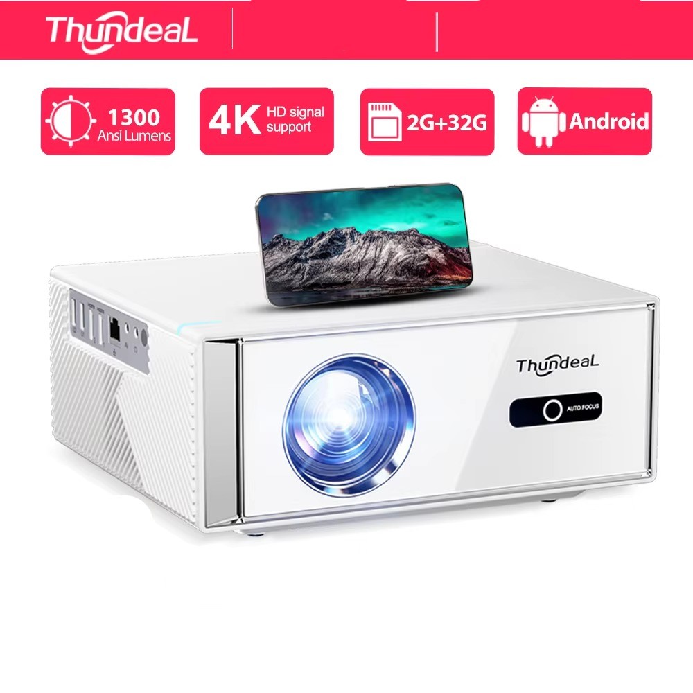 ThundeaL TD95W Android Projector Full HD 1080P WiFi 2K 4K Home Cinema