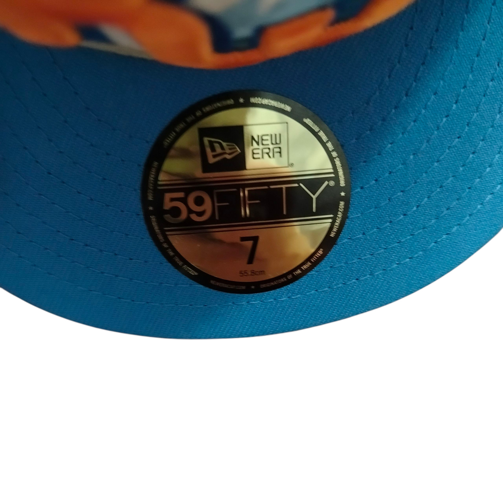 Key West Conchs Hat Cap Fitted Mens 7 Blue Tan MILB Baseball 59FIFTY New Era