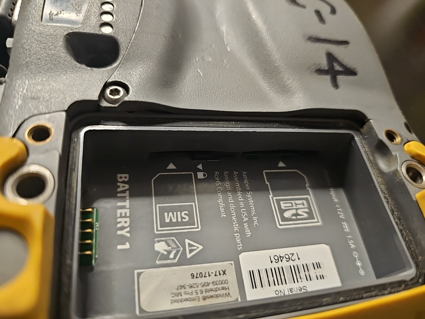 Topcon Tesla MSA SERIES Field Controller No Batteries Untested