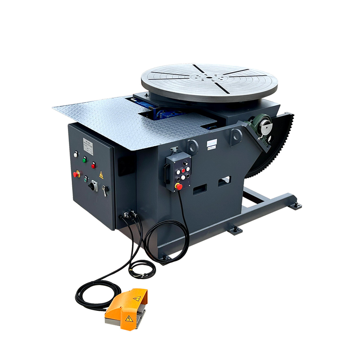 2200-3300 LBS Welding Positioner Turn Rotary Table Tilt 0-135 Degree 3 Phase