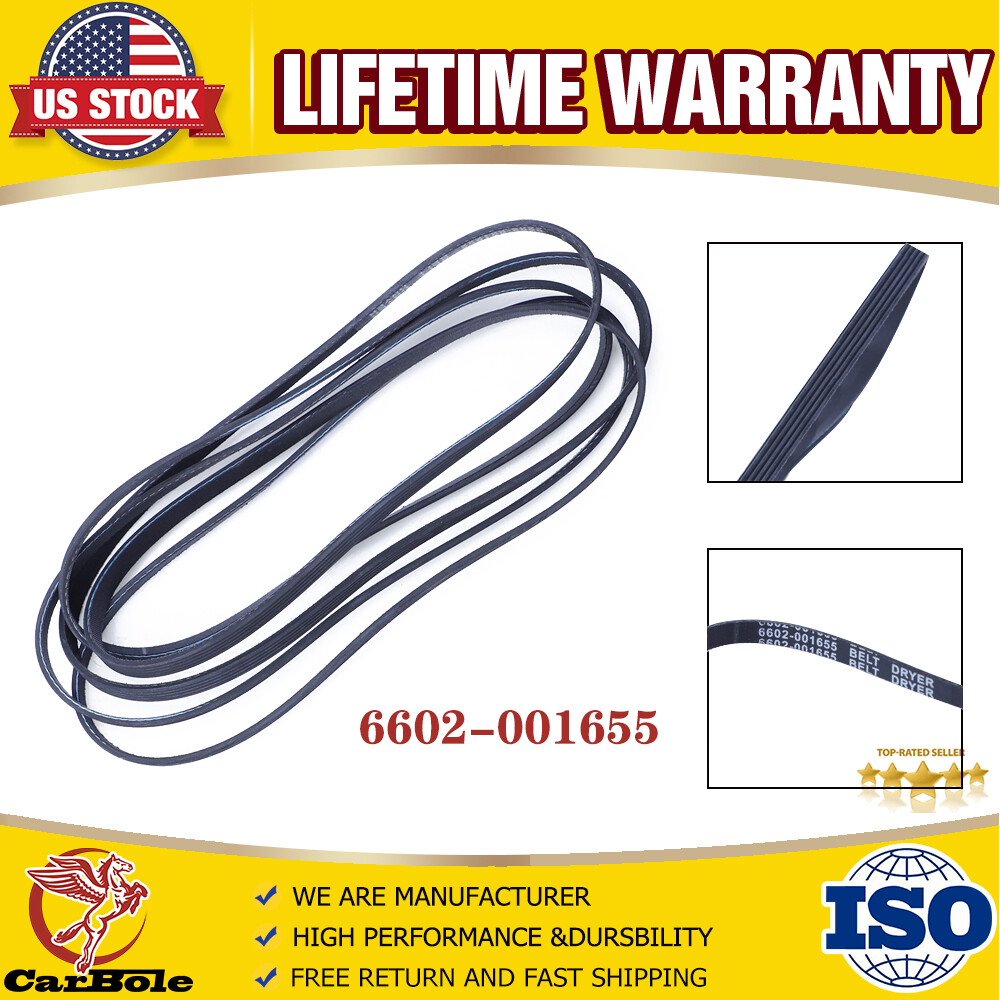 6602-001655 Dryer Drum Belts for Samsung Kenmore PS4133825 AP4373659 6602-001314
