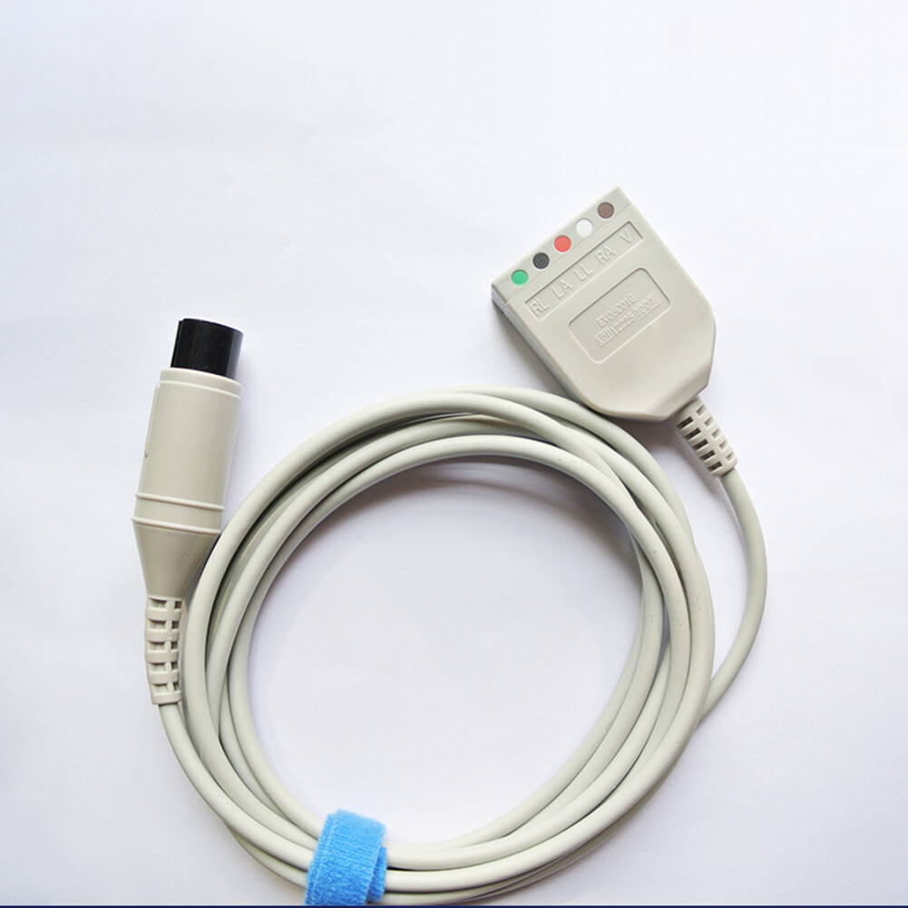 For Mindray EV6101 ECG EKG Cable Split 6 Pins 3 Lead/5 Lead REF:0010-30-42782