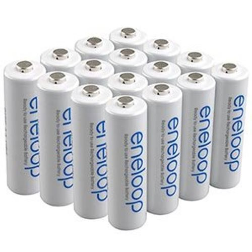 Panasonic Eneloop AA PreCharged Rechargeable Batteries 16 Pk