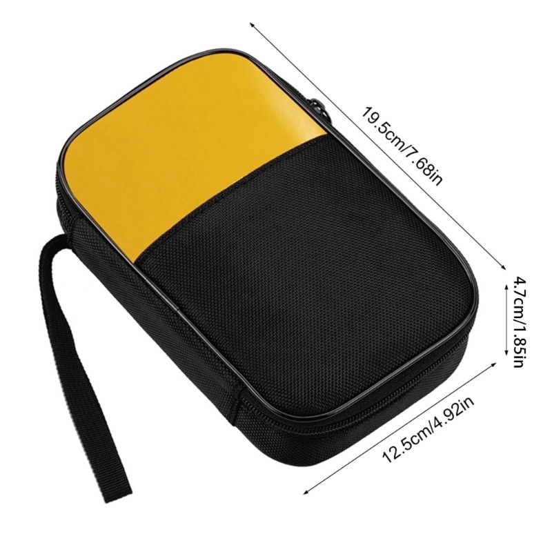 Multimeter Tool Utility Bag with Shock Resistant Padding for Easy Transportation