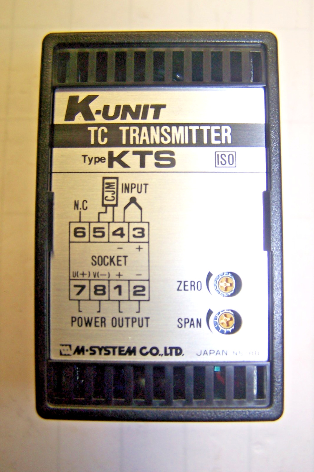 New M-System K-Unit TC Transmitter With Base KTS-46-F