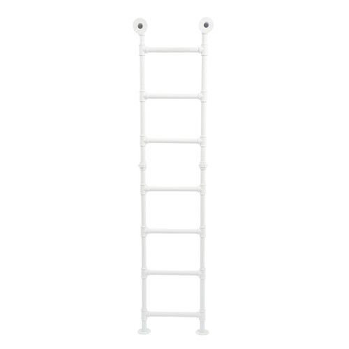 Modern Bunk Bed Ladder 7-Step Ladder High Loft Attic Step Ladders White