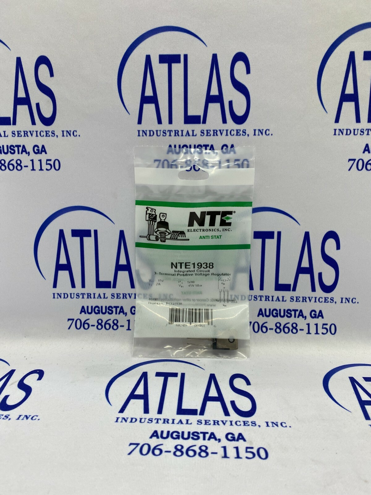 NTE NTE1938, Integrated Circuit, 3 - Terminal Positive Voltage Regulator