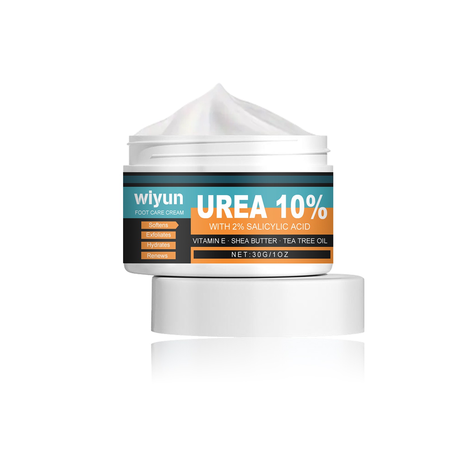 Shea Butter & Tea Tree Foot Repair Cream - Smoothing & Hydrating Care for Dry He