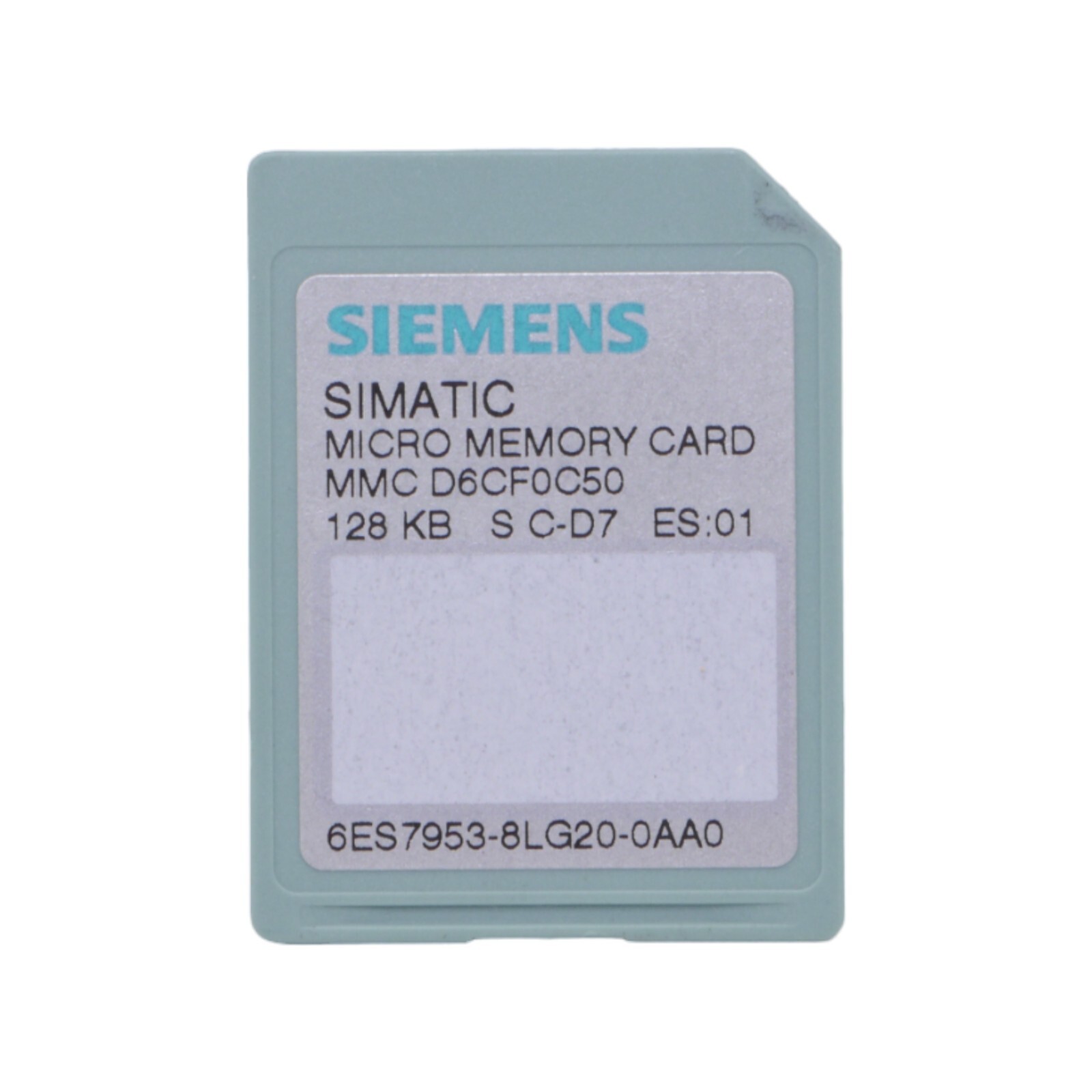 SIEMENS 6ES7953-8LG20-0AA0 SIMATIC S7 MEMORY CARD