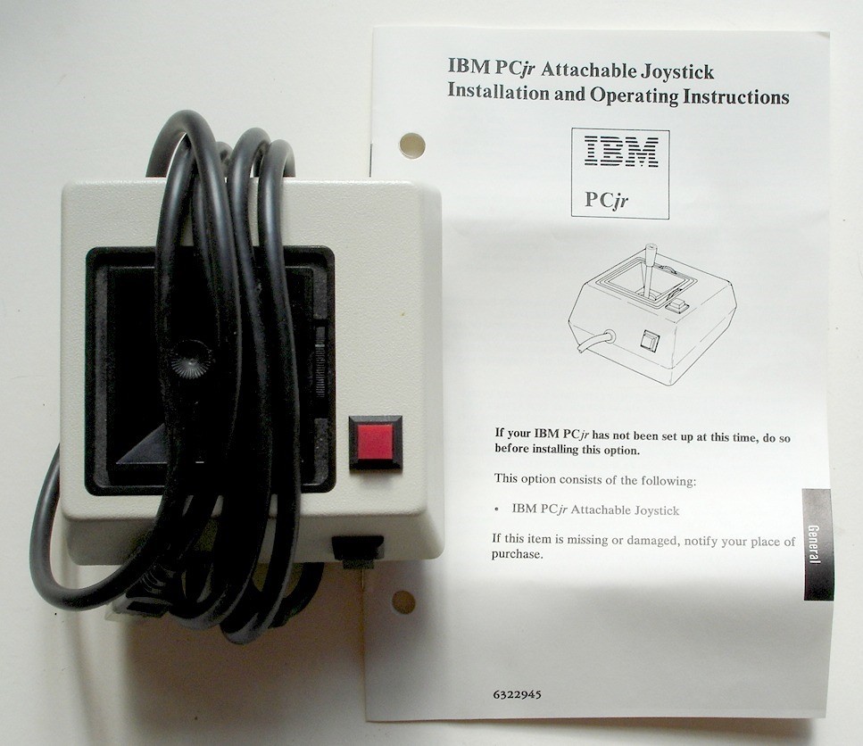 IBM PC Jr. Joystick/ Computer Controller, Boxed