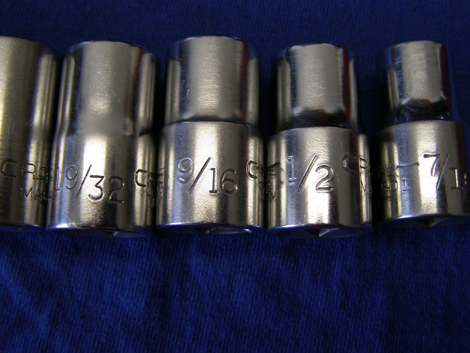 Craftsman 1/2" Drive SAE 12 Piece Socket Set USA Made