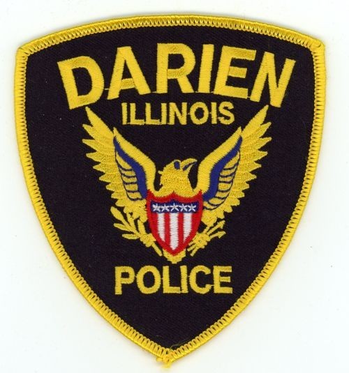 ILLINOIS IL DARIEN POLICE NICE SHOULDER PATCH SHERIFF