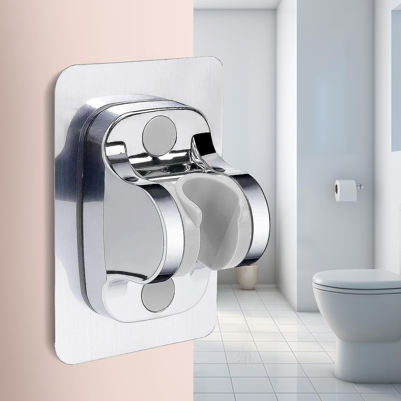 Hand held Shower Head Holder-Relocatable Handheld Showerhead Holder, Suitable...