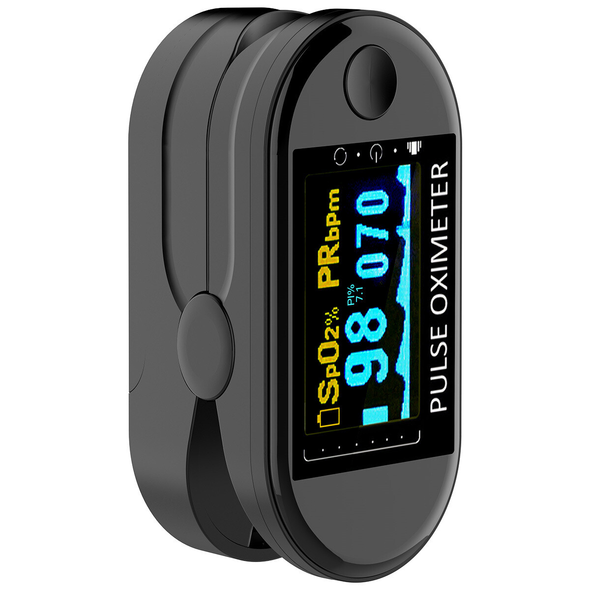 Oximeter Pulse Oximeter Fingertip Blood Oxygen Monitor Heartbeat SpO2 PR Oxygen