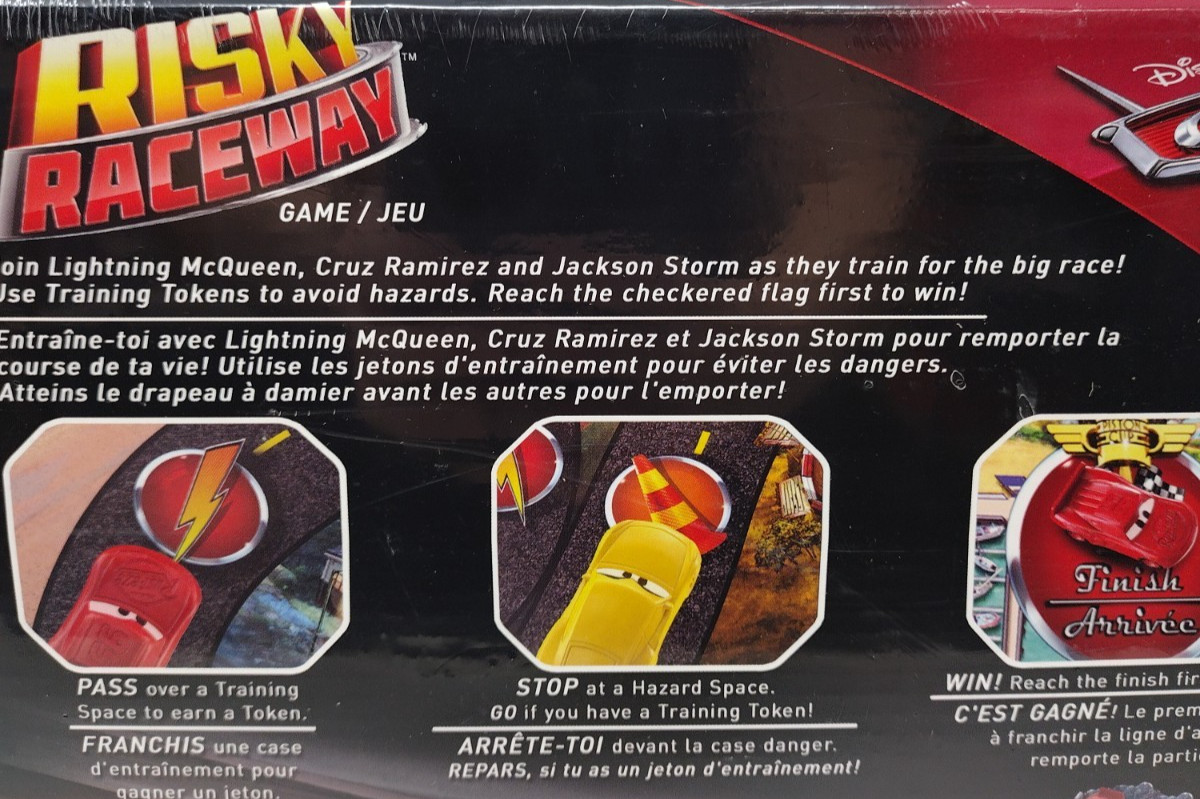 Disney Pixar Cars 3 Risky Raceway Family Board Game Brand New Sealed Spin Master