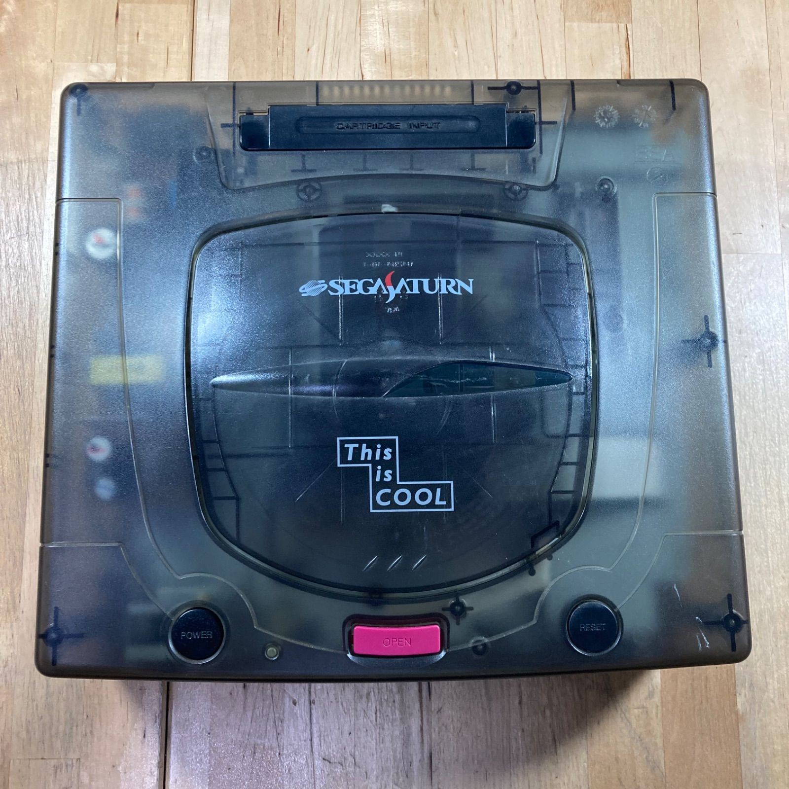 Sega Saturn Skeleton Black console ” This is cool ” NTSC-J Tested s2247M