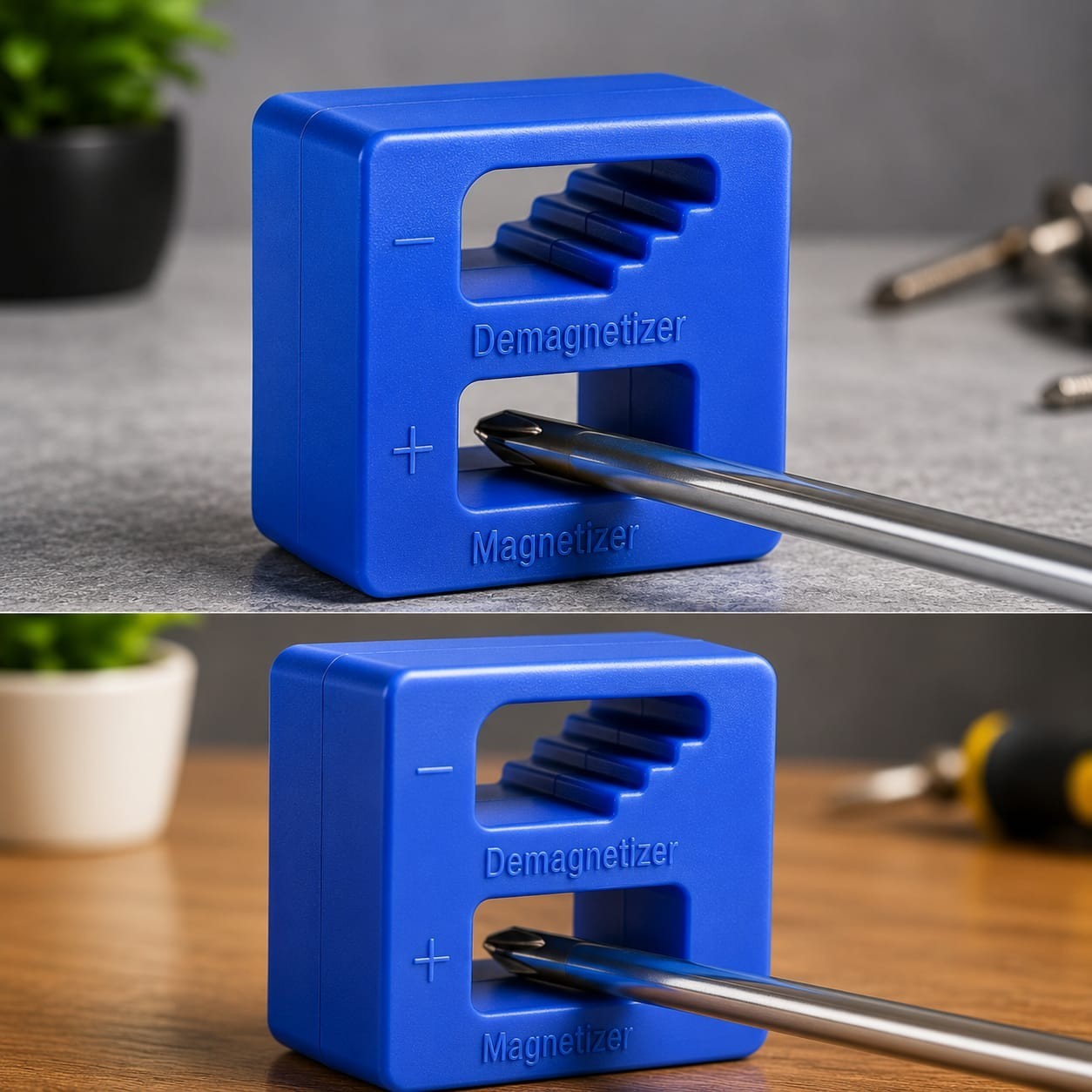 MAGNETIZER DEMAGNETIZER MAGNETIC TOOL FOR SCREWDRIVER TIPS SCREW BITS