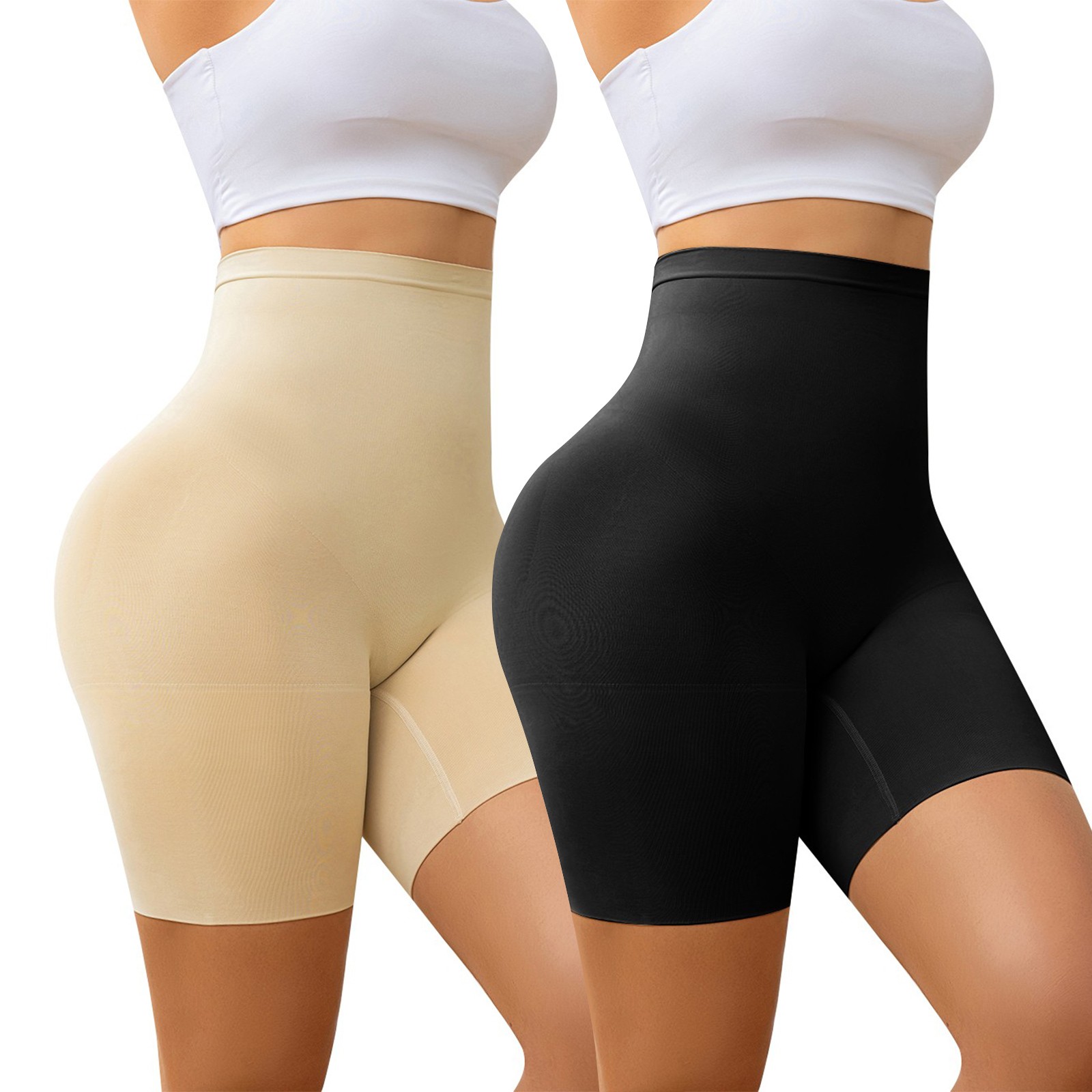 Women Shapewear Tummy Control Shorts High Waist Panty Body Shaper Thigh Slimming