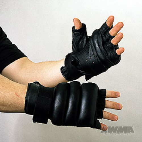 Fingerless MMA Grappling Gloves MMA - Large