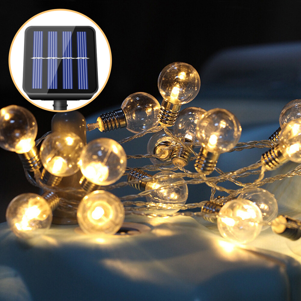 US Solar Powered LED String Light Garden Path Yard Decor Lamp Outdoor Waterproof