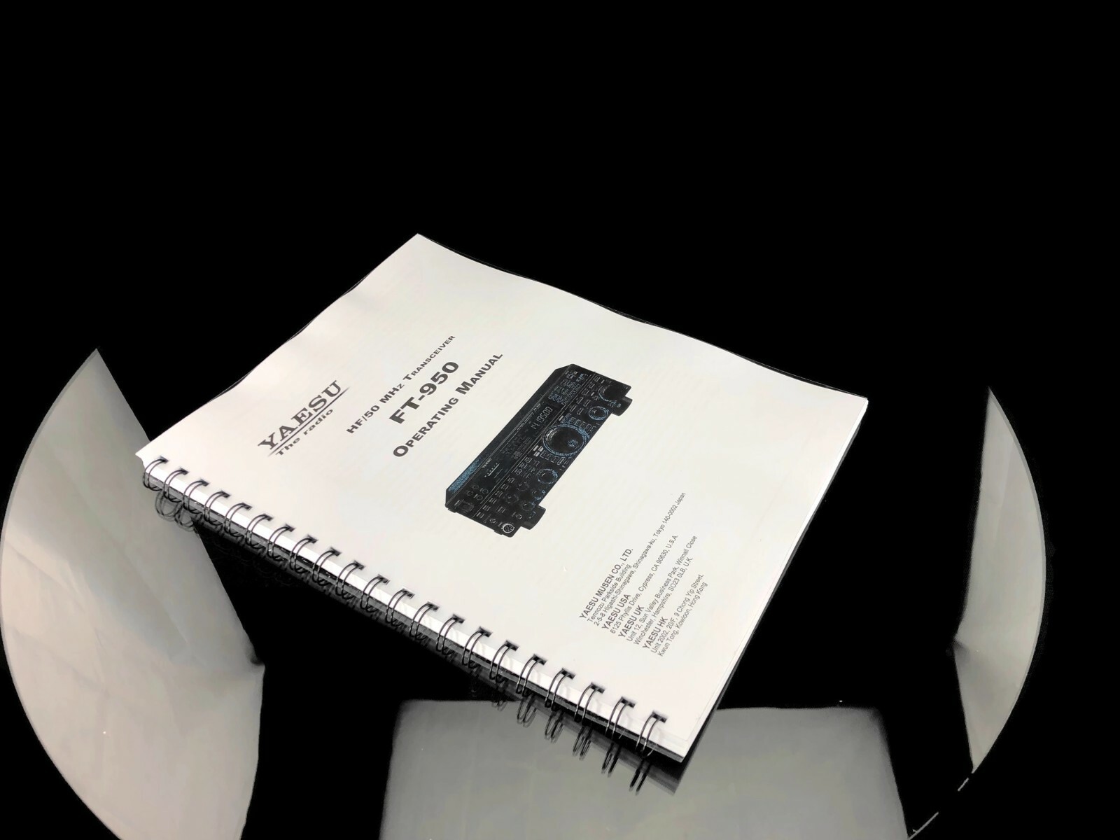 Yaesu FT-950 Transceiver Instruction Manual Operating Guide Coil Bound