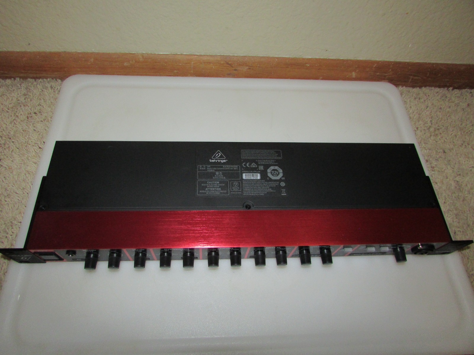 Behringer Ultravoice UV1 Single Channel Strip Preamp And USB Audio Interface