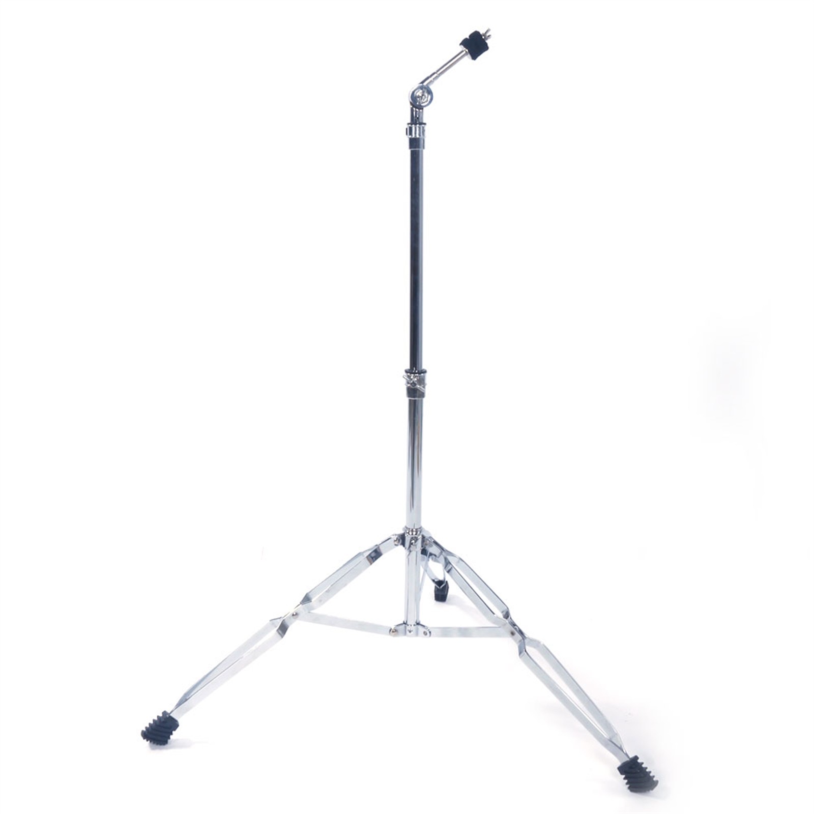 Straight Cymbal Stand Drum Hardware Percussion Mount Holder Gear Set Silver --