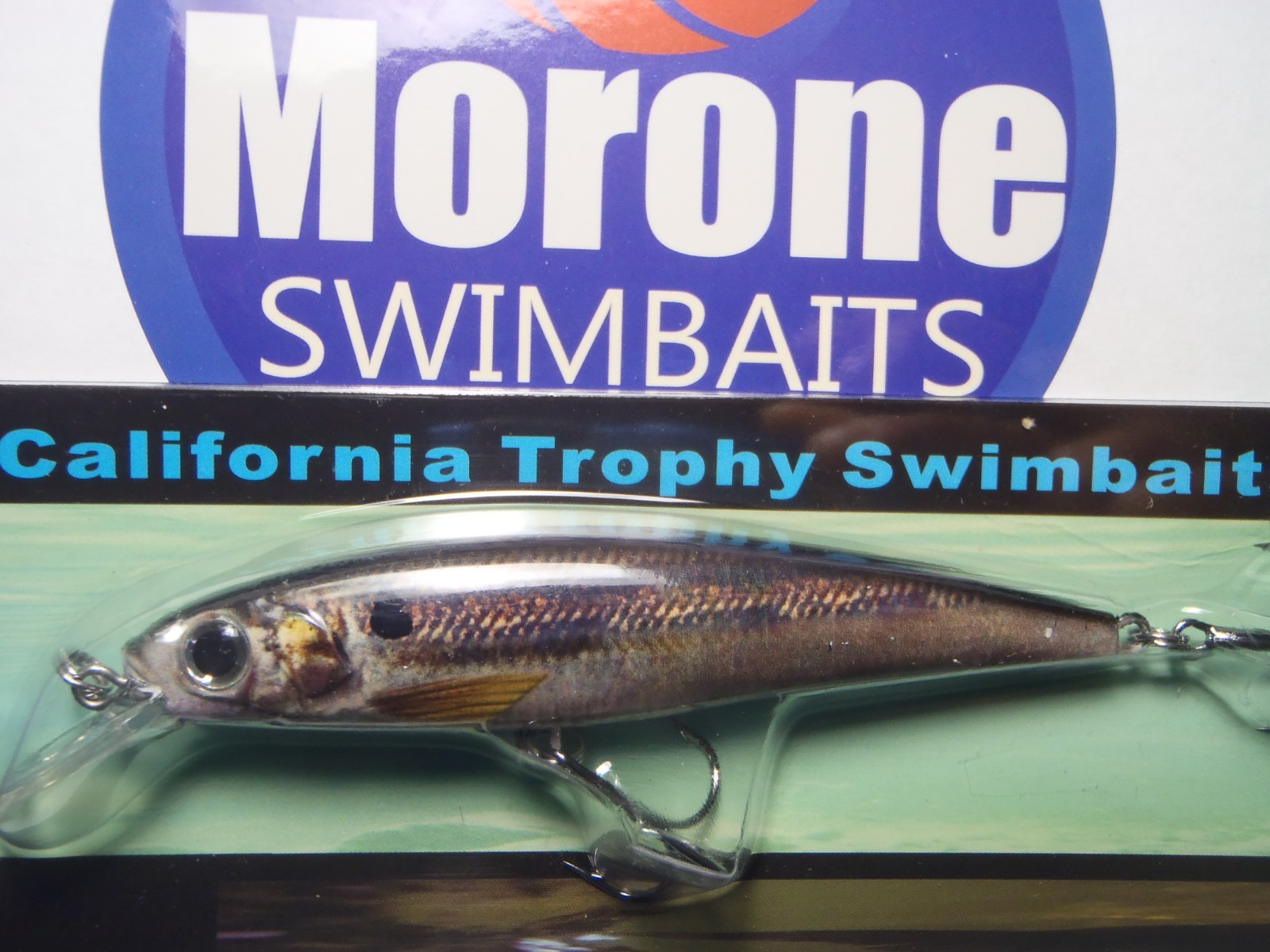 TWO jerkbaits Morone Mini Little Giz Herring Shad Baitfish swimbait striper bass