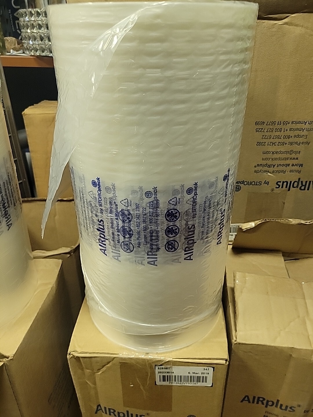 STOROpack 16" x 1950' Air Pillow Film for AIRplus Packing 16" x 7" (528581)