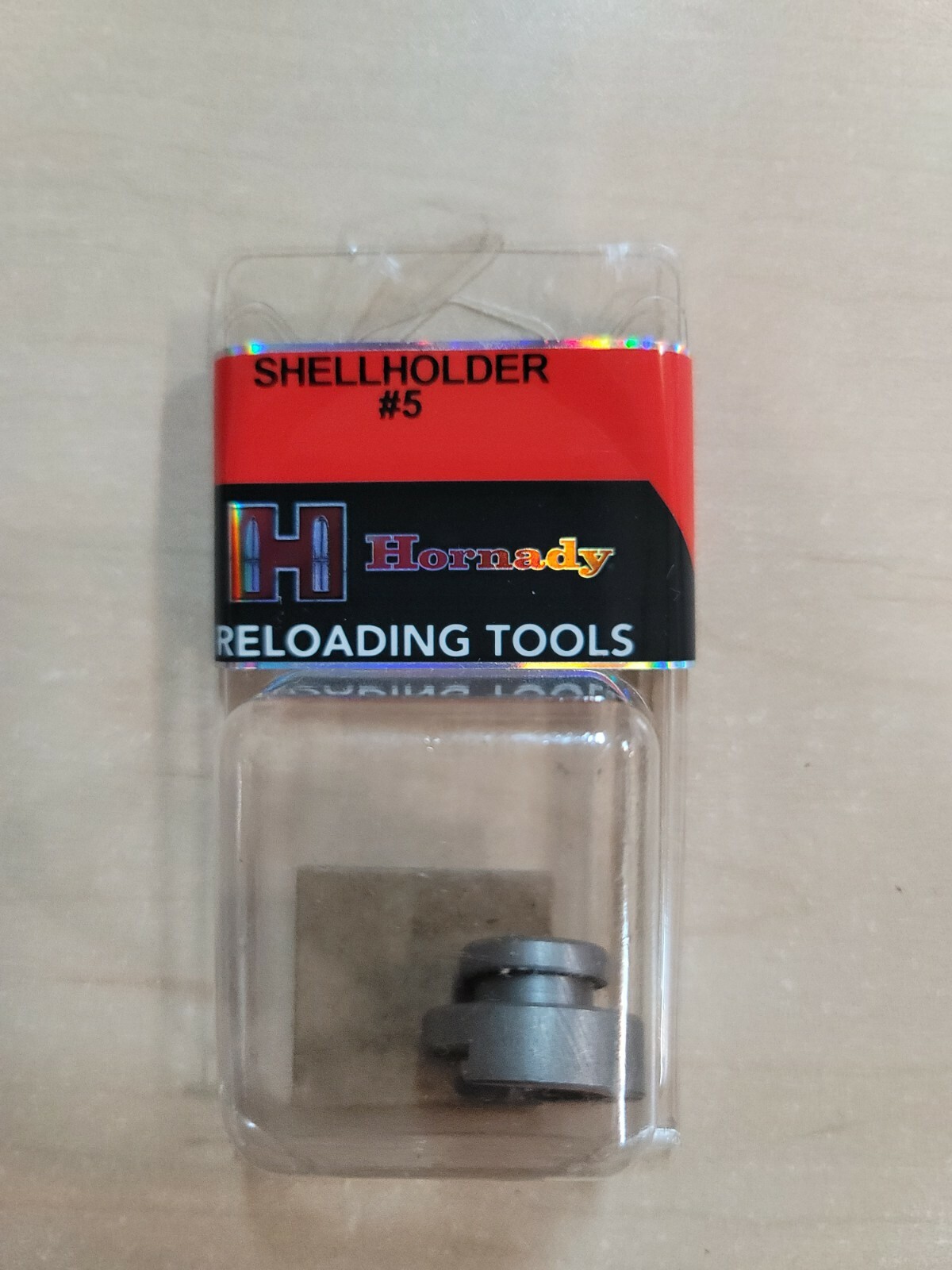 Hornady Shell Holder #5, mpn 390545, NIP, 7mm mag, 300 wby/win/rum, 257 wby etc