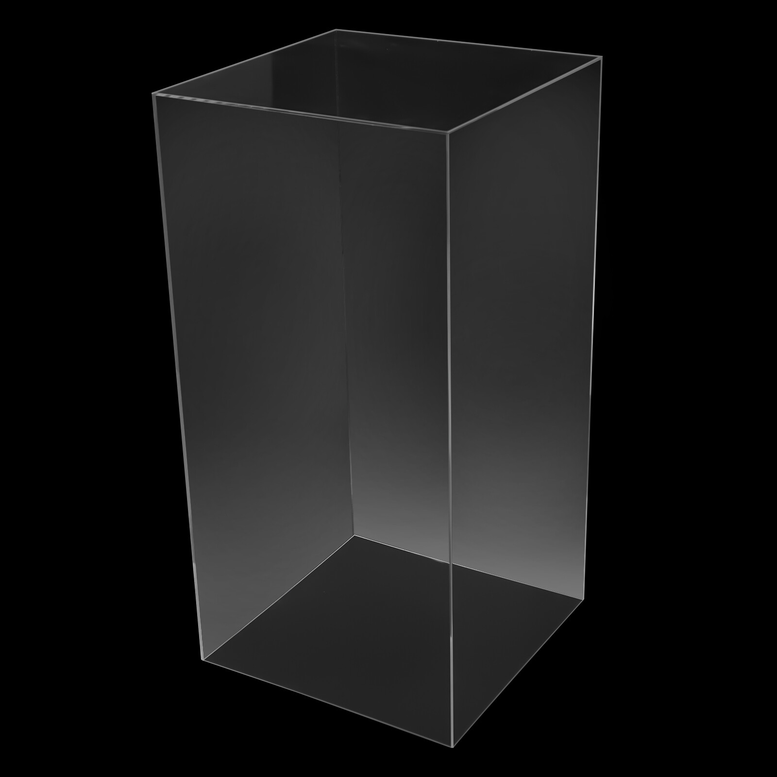 24" Large Acrylic Display Case Dustproof Clear Box Action Figures Case Organizer