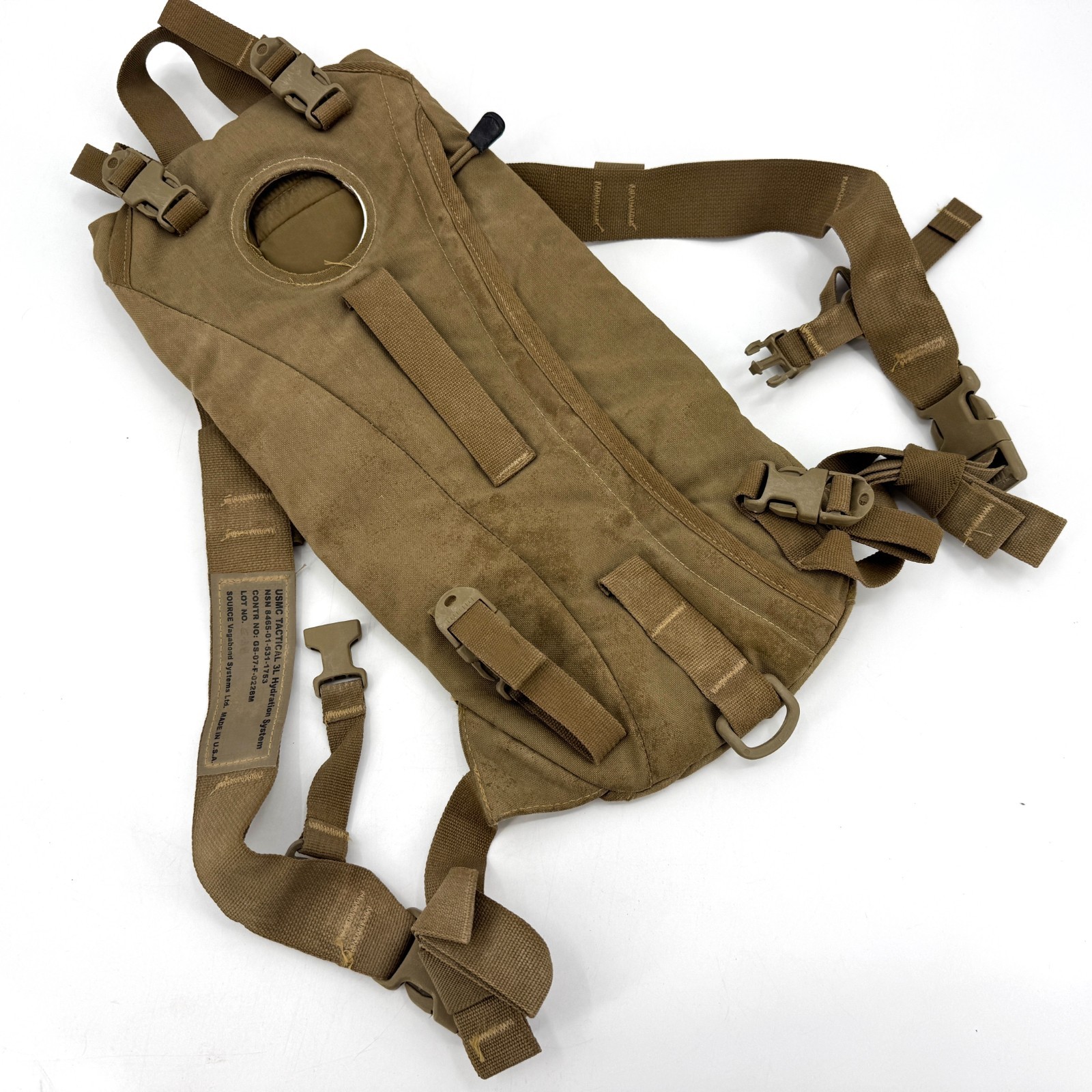 USGI USMC Tactical 3L Hydration System Carrier Military Issue 8465-01-531-175 GC