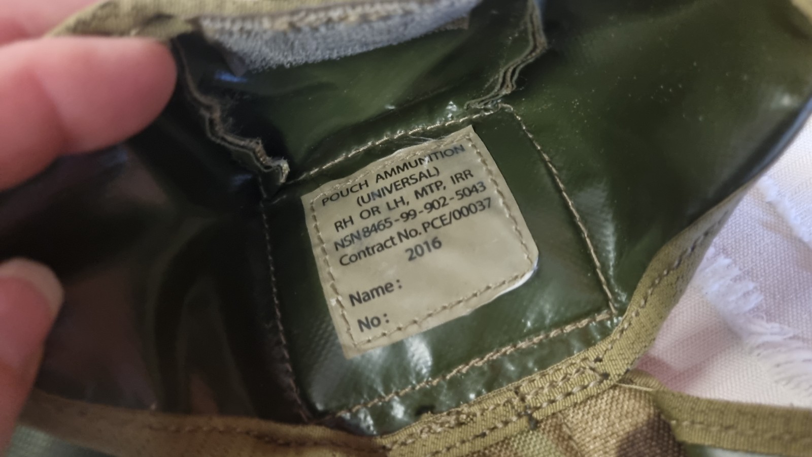 British Army Double Ammunition Pouch 2016 Camouflage