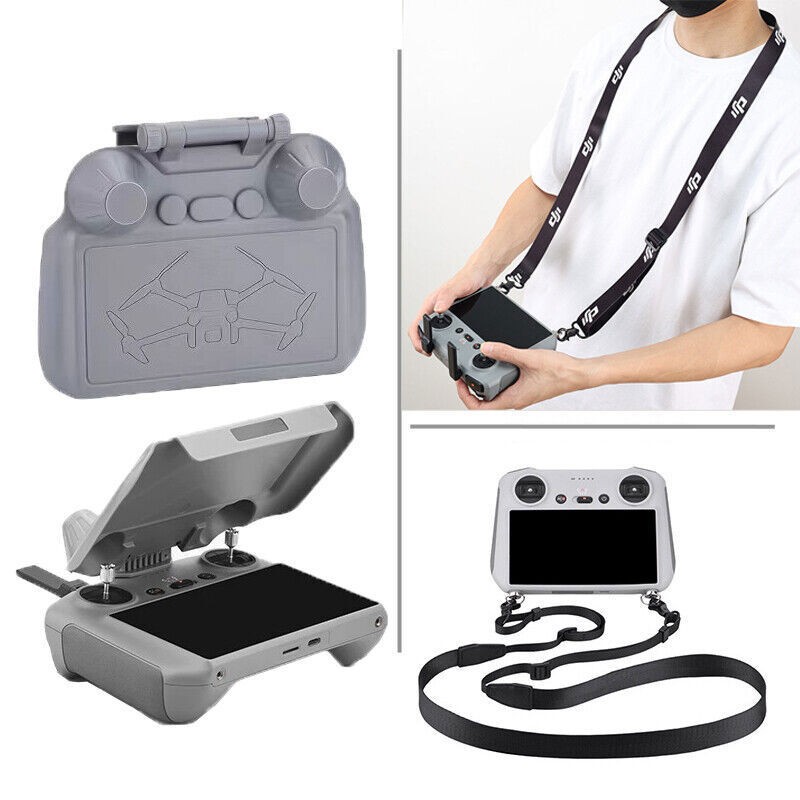 DJI RC 2 Screen Protector with Lanyard and Sunshade for Mini 4 Pro Mini 3 Pro US