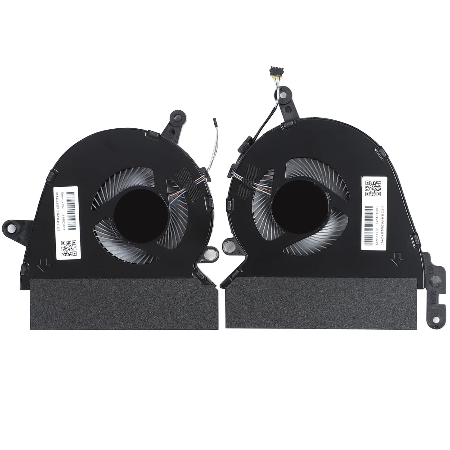 For HP Spectre X360 15-DF0000 15-DF1000 CPU/GPU Fan L41482-001 L41483-001