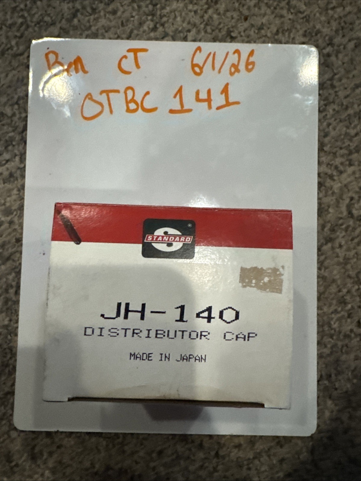 Standard Jh-140 Distributor Cap Genuine Standard Made In Japan